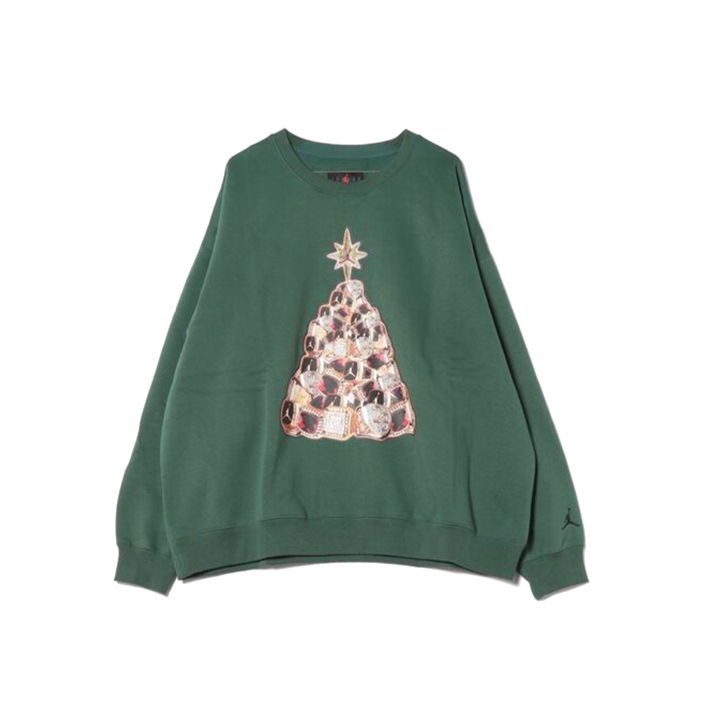 Jordan Brooklyn Fleece Crew-neck Sweatshirt 'Midnight Green'