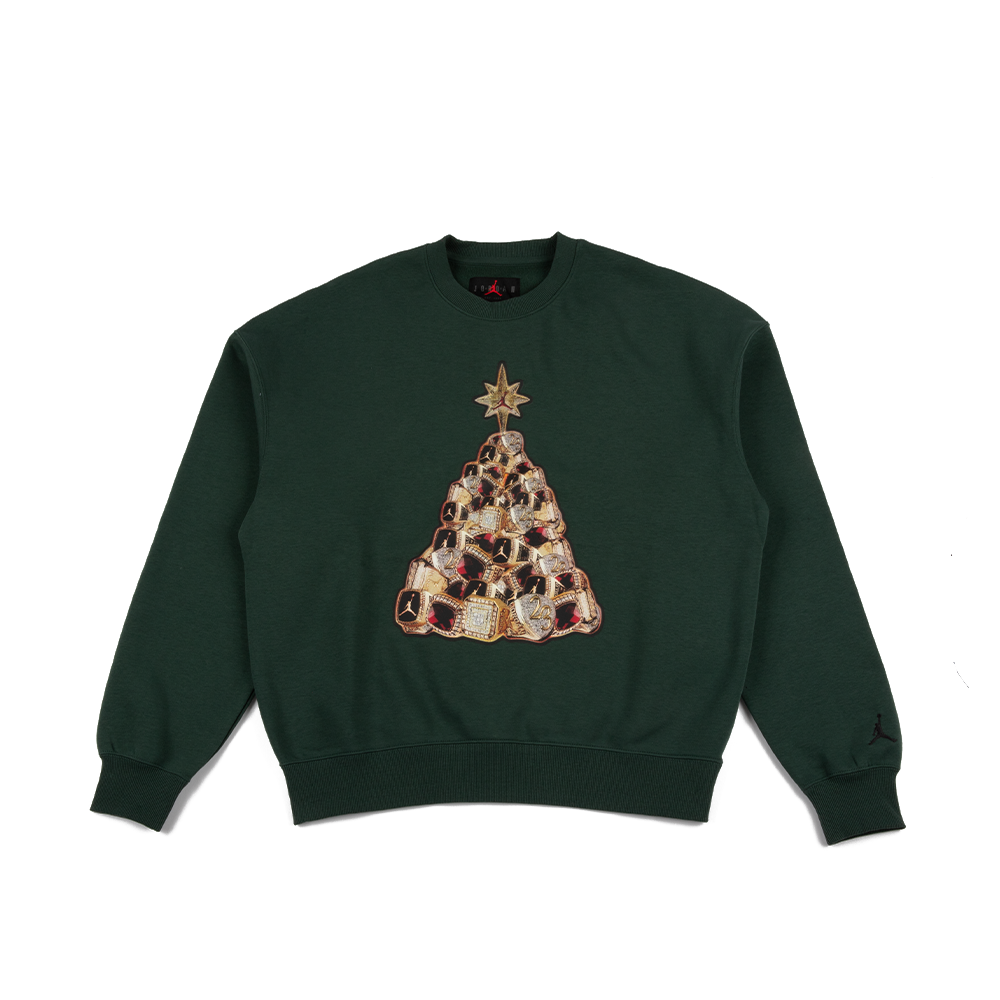 Jordan Brooklyn Fleece Crew-neck Sweatshirt 'Midnight Green'