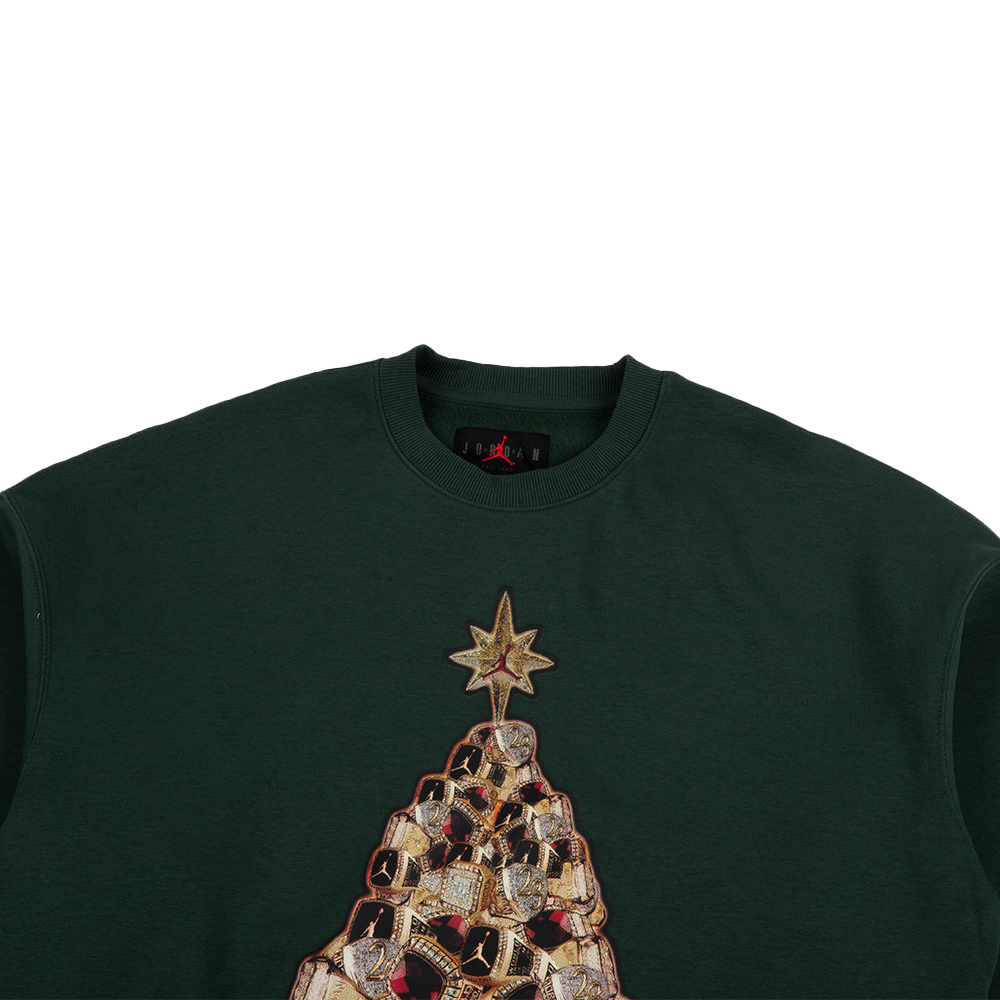 Jordan Brooklyn Fleece Crew-neck Sweatshirt 'Midnight Green'