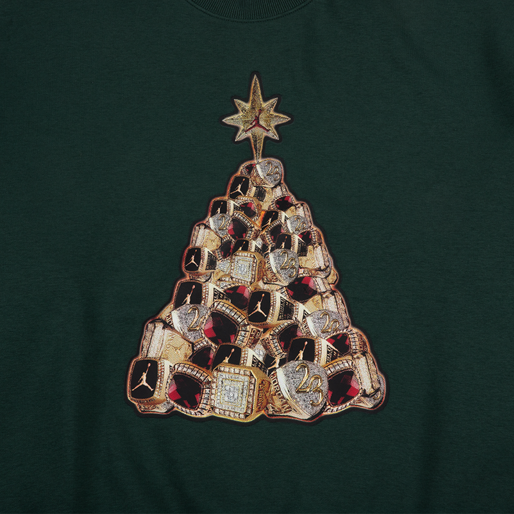 Jordan Brooklyn Fleece Crew-neck Sweatshirt 'Midnight Green'