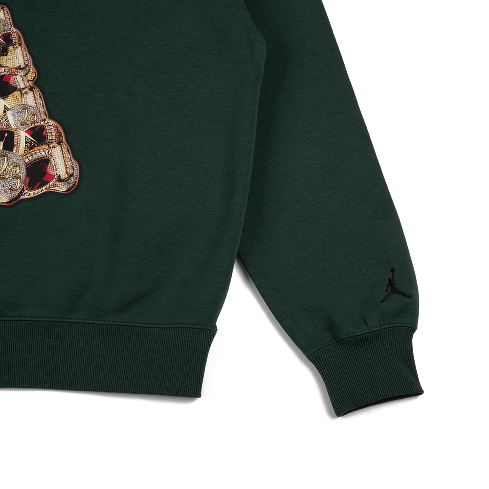 Jordan Brooklyn Fleece Crew-neck Sweatshirt 'Midnight Green'
