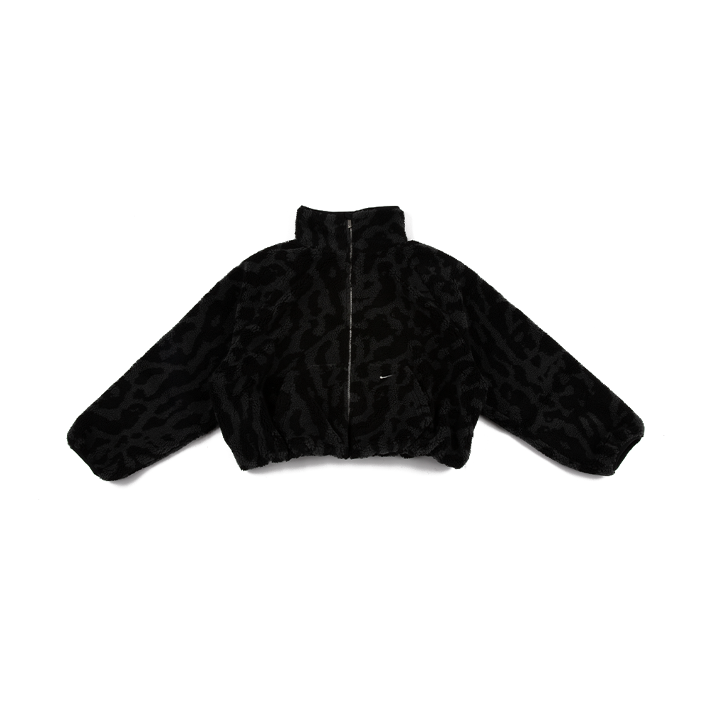 W NSW High-Pile Fleece Jacket 'Black Print'