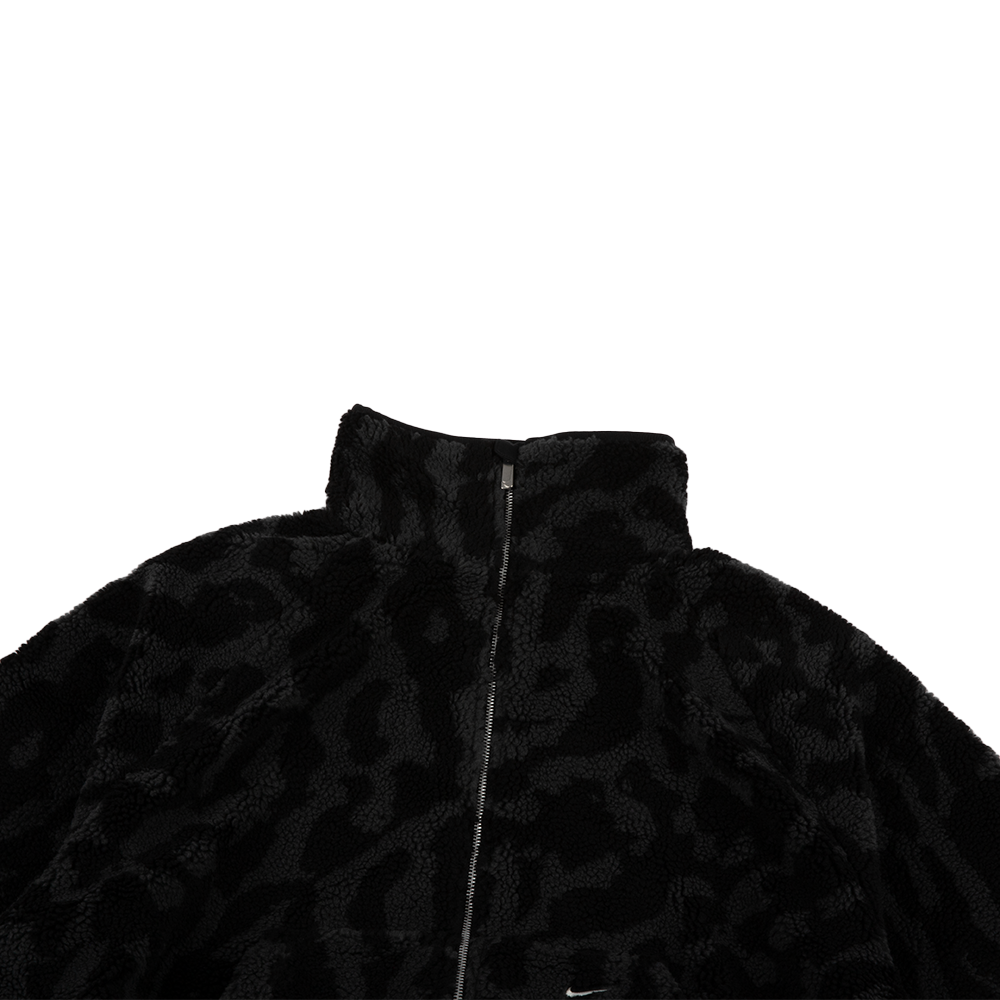 W NSW High-Pile Fleece Jacket 'Black Print'