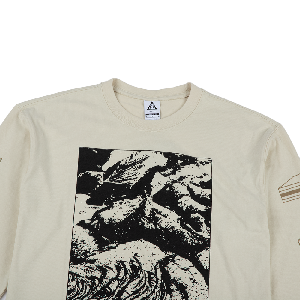 ACG Rocks Graphic Long-Sleeve Tee 'Light Khaki'
