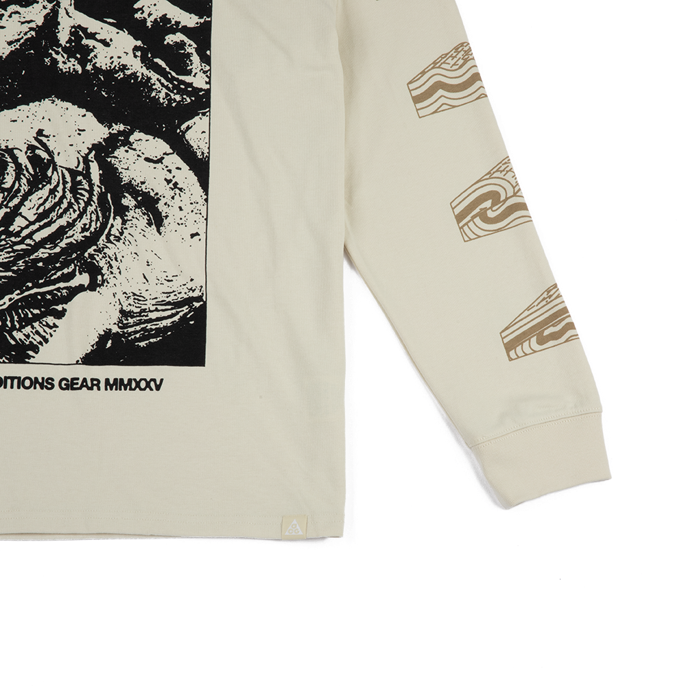 ACG Rocks Graphic Long-Sleeve Tee 'Light Khaki'