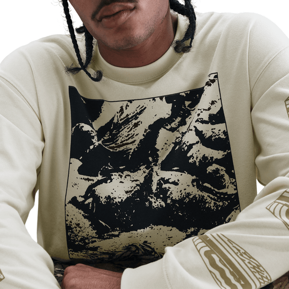 ACG Rocks Graphic Long-Sleeve Tee 'Light Khaki'