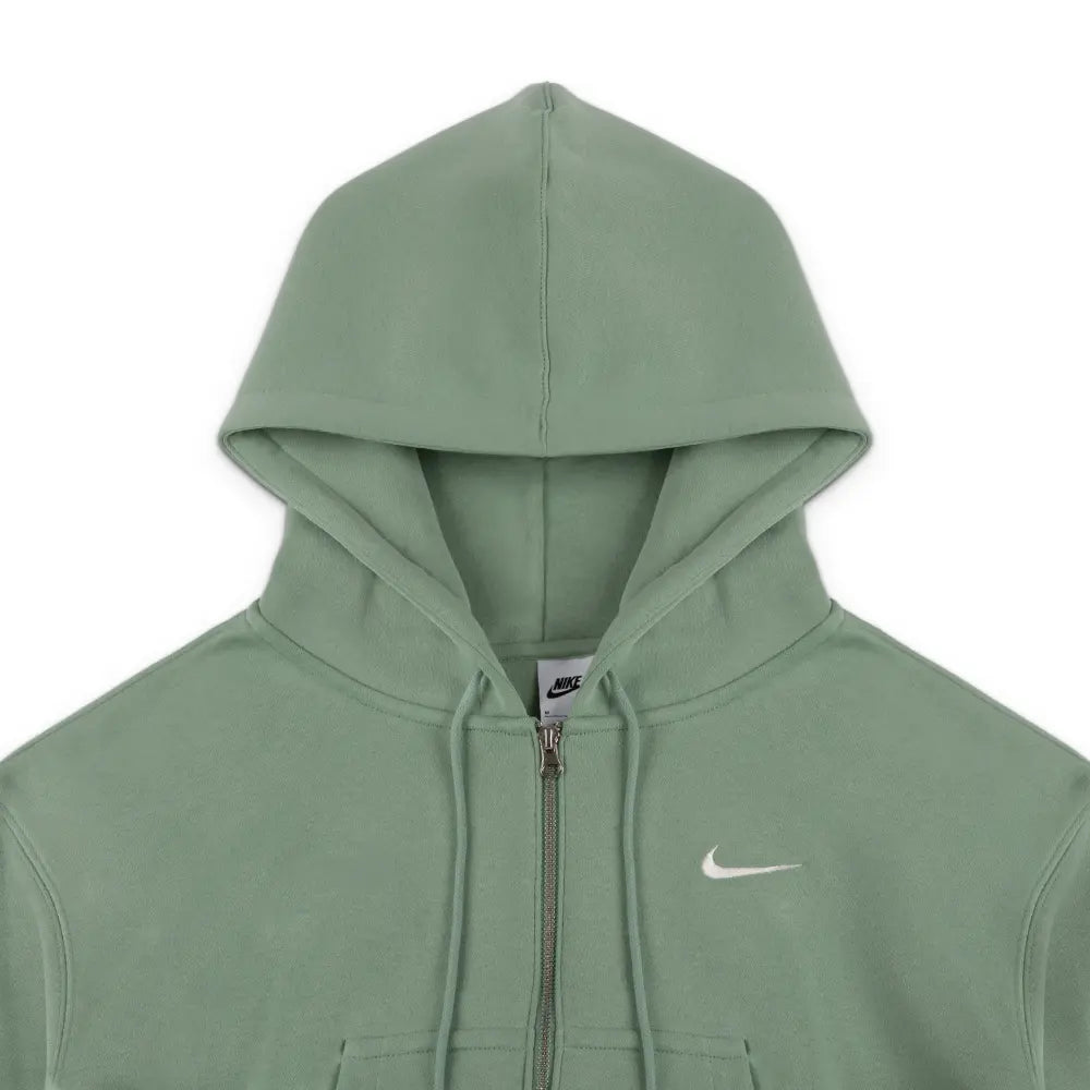 W NSW Phoenix Fleece Loose FZ Cropped Hoodie 'Steam Sail'
