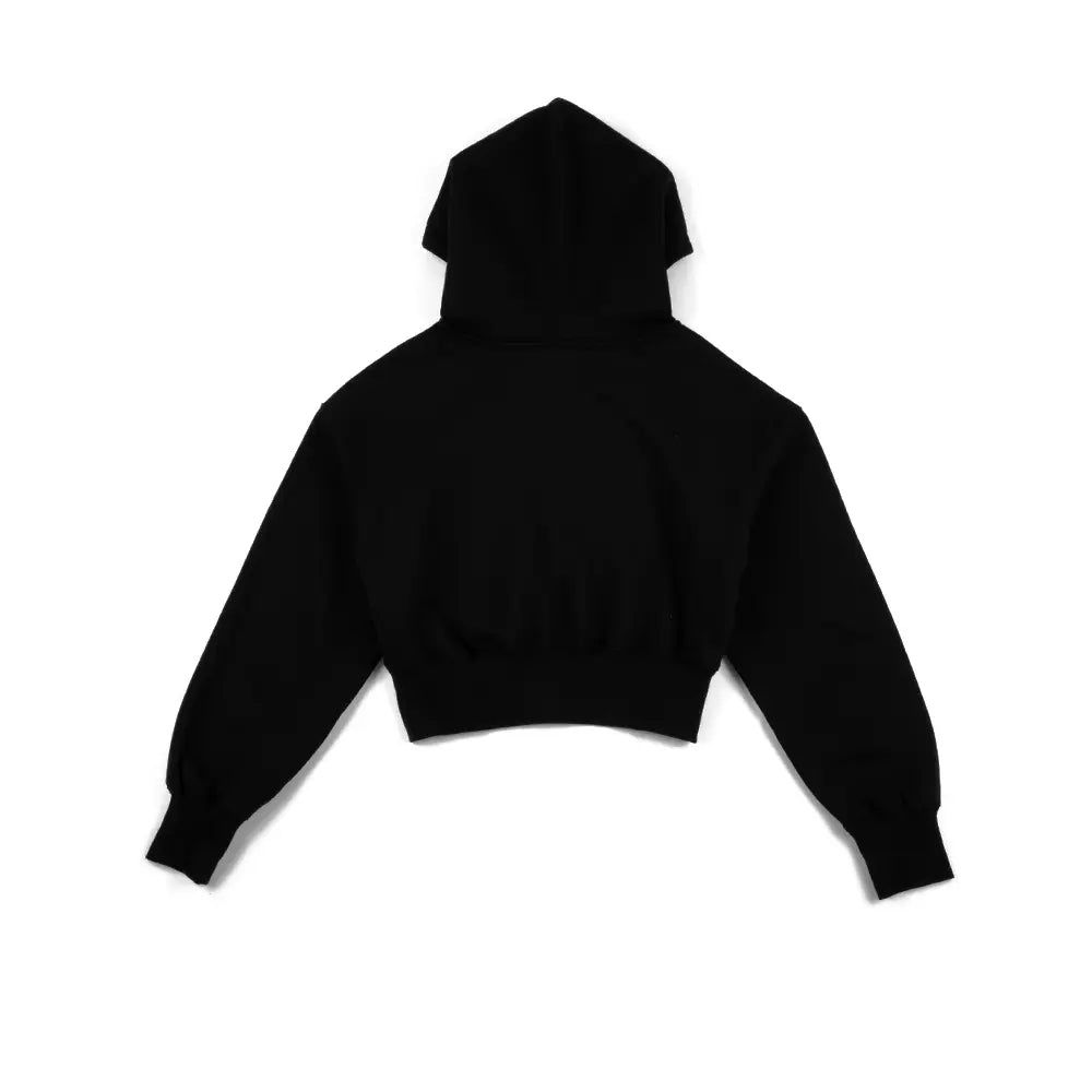 W NSW Phoenix Fleece Full-Zip Cropped Hoodie 'Black'