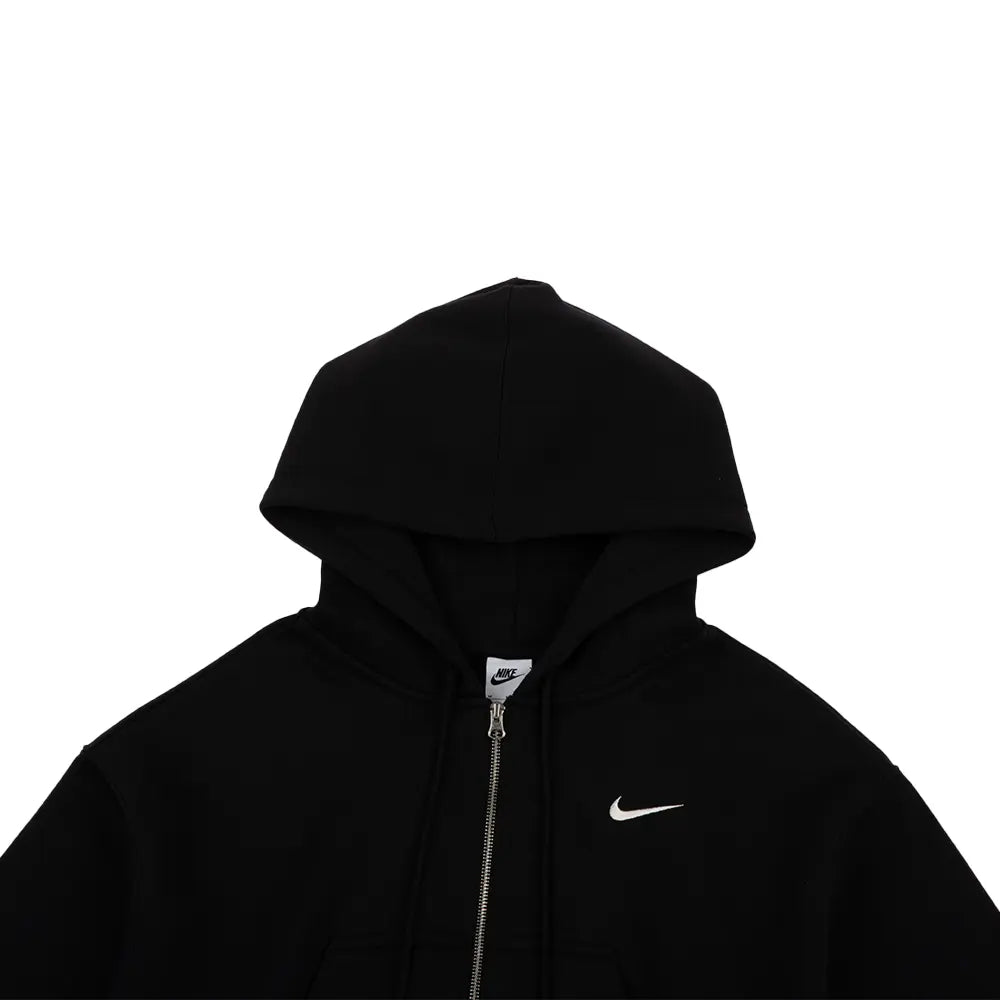 W NSW Phoenix Fleece Full-Zip Cropped Hoodie 'Black'