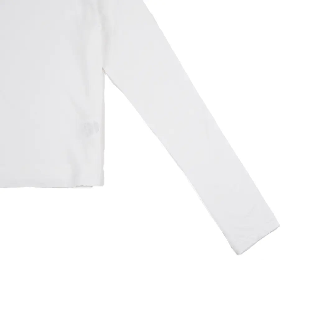 W NSW Chill Knit LS Mock-Neck Tee 'White'