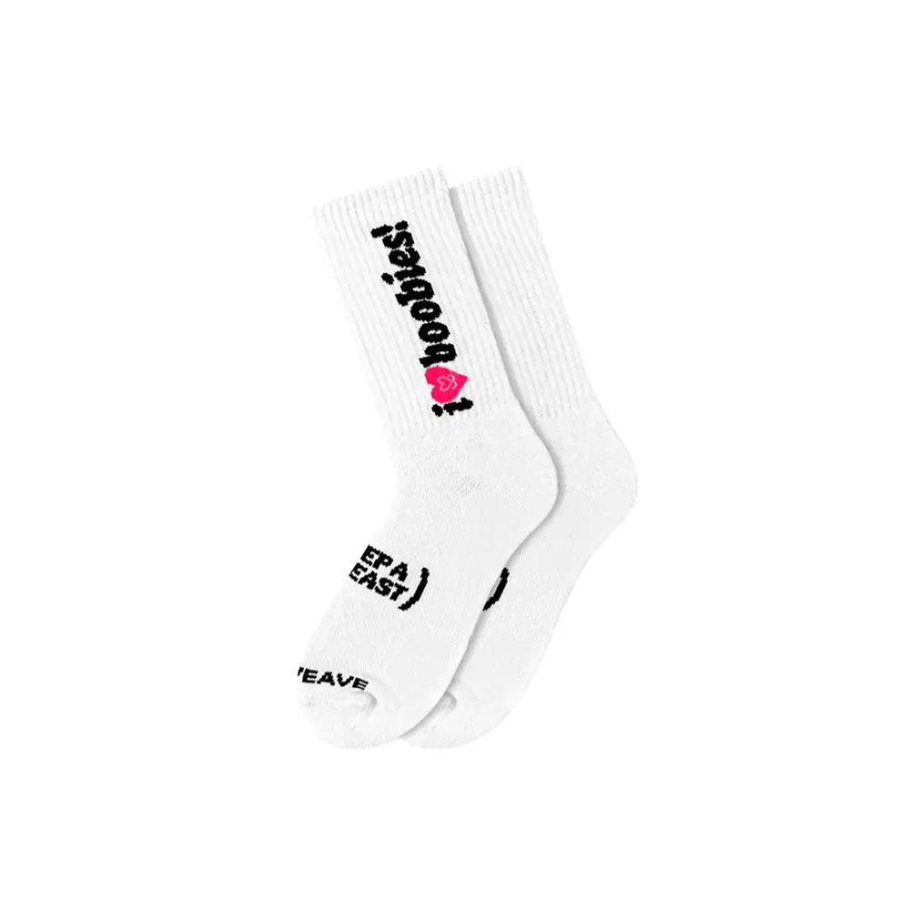 I Love Boobies Sock 'White'
