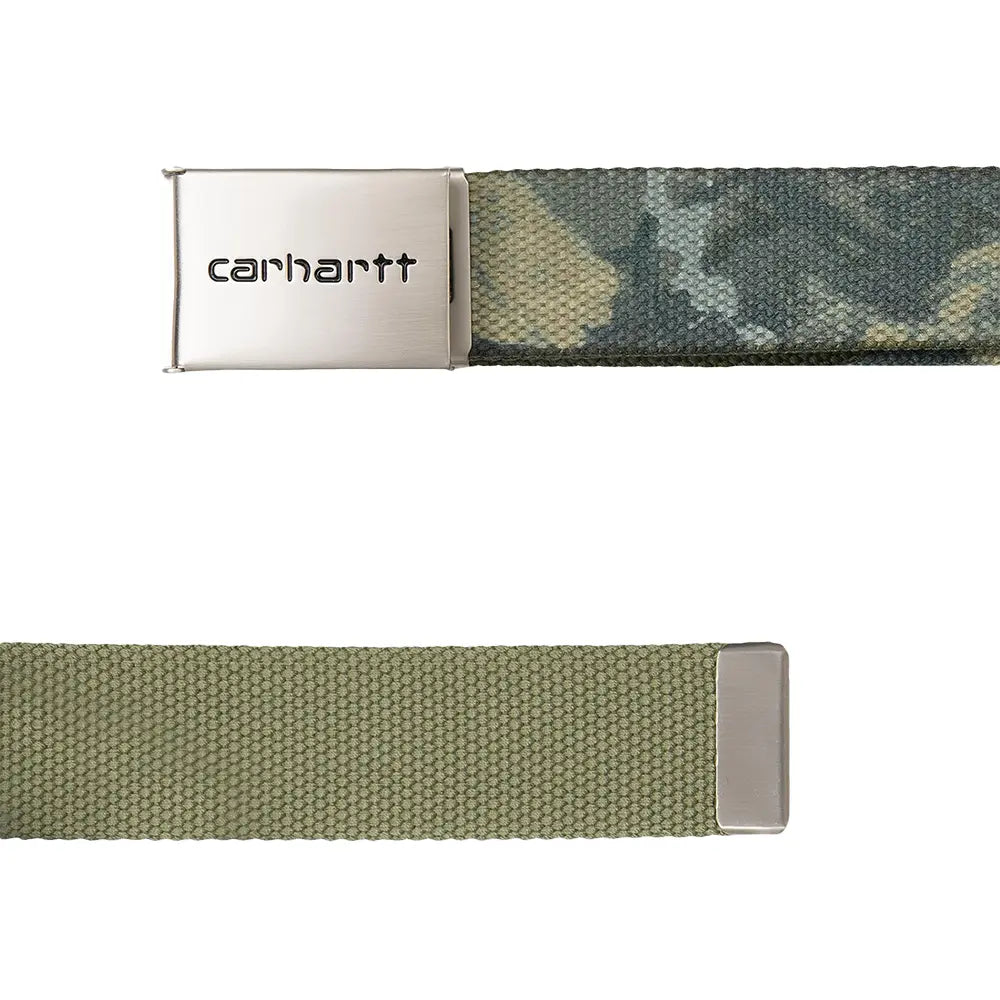 Clip Belt Chrome 'Camo Combi Green'