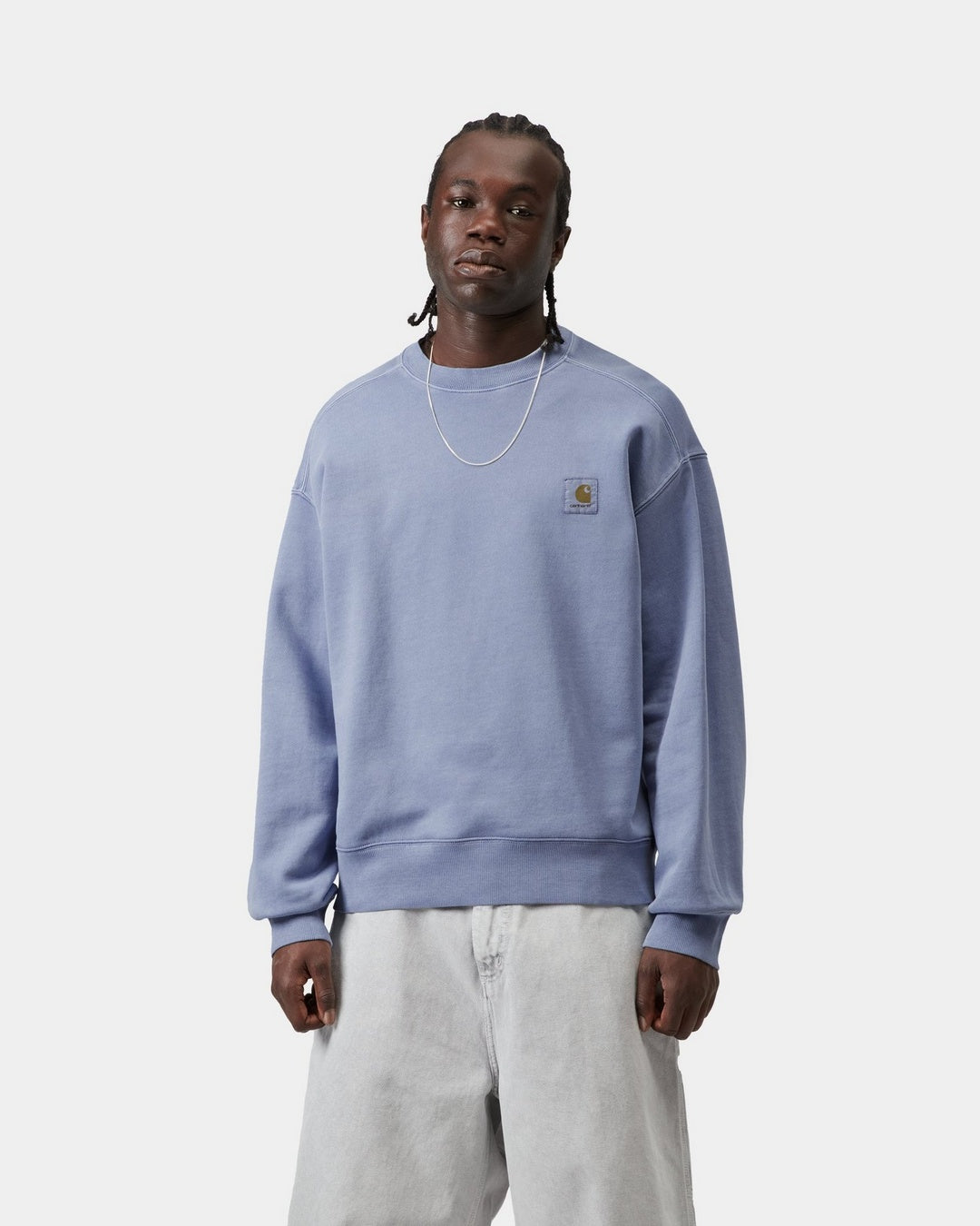 Nelson Sweatshirt 'Gentle Blue (Garment Dyed)'