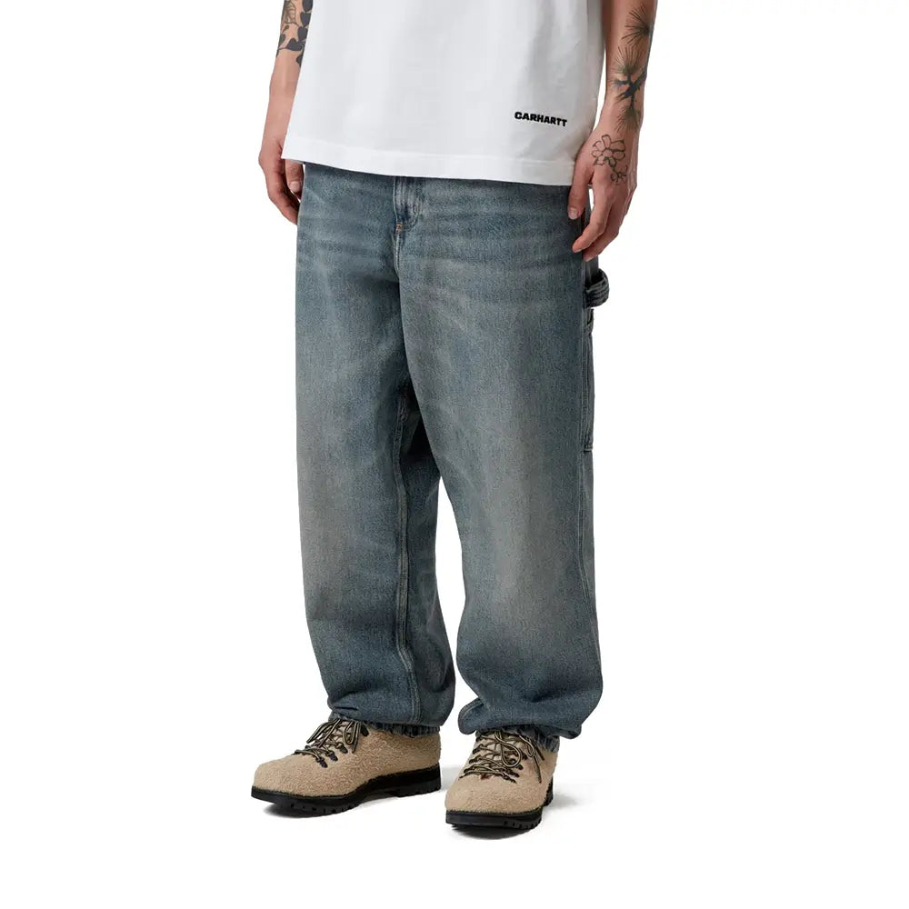 Single Knee Denim Pant 'Blue (Worn Used Wash)'