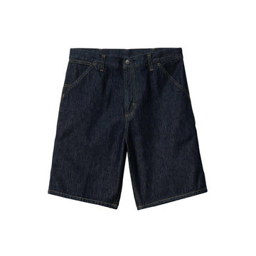 Single Knee Short - Denim 'Blue (Rinsed)'