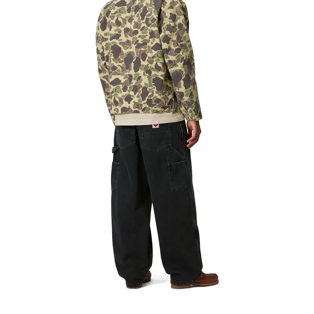 Nash Loose Fit Double Knee Pant 'Black'