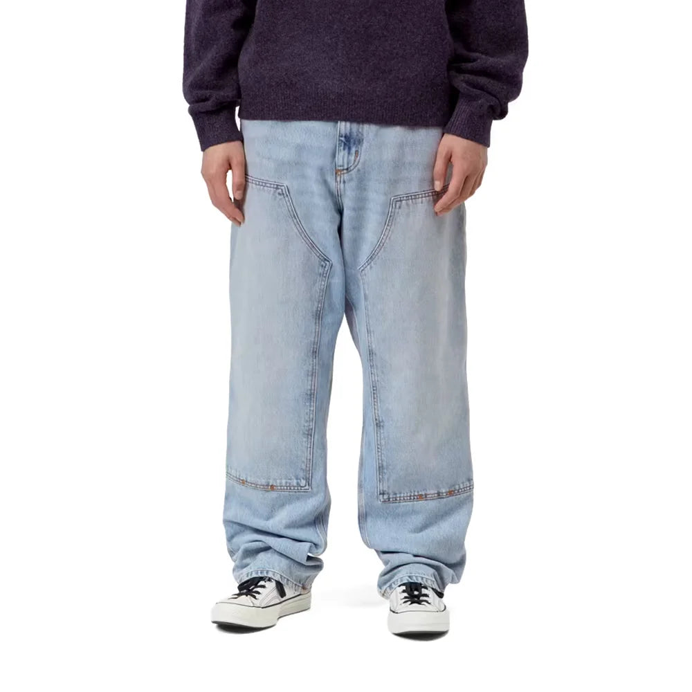Double Knee Pant - Denim 'Blue (Heavy Worn Bleached)'