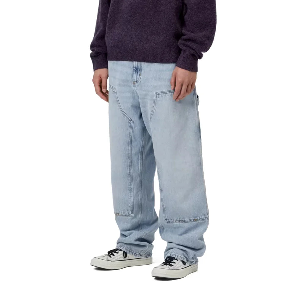 Double Knee Pant - Denim 'Blue (Heavy Worn Bleached)'