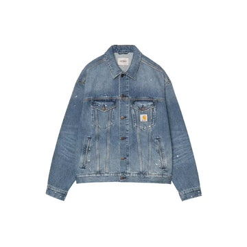 Helston Jacket 'Blue Destroy Wash, Splatter'