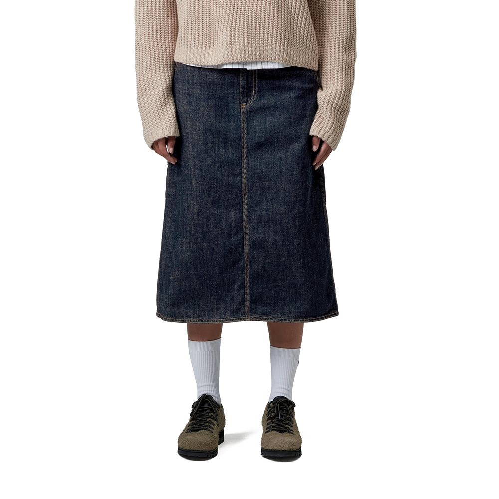 W Single Knee Skirt 'Blue'