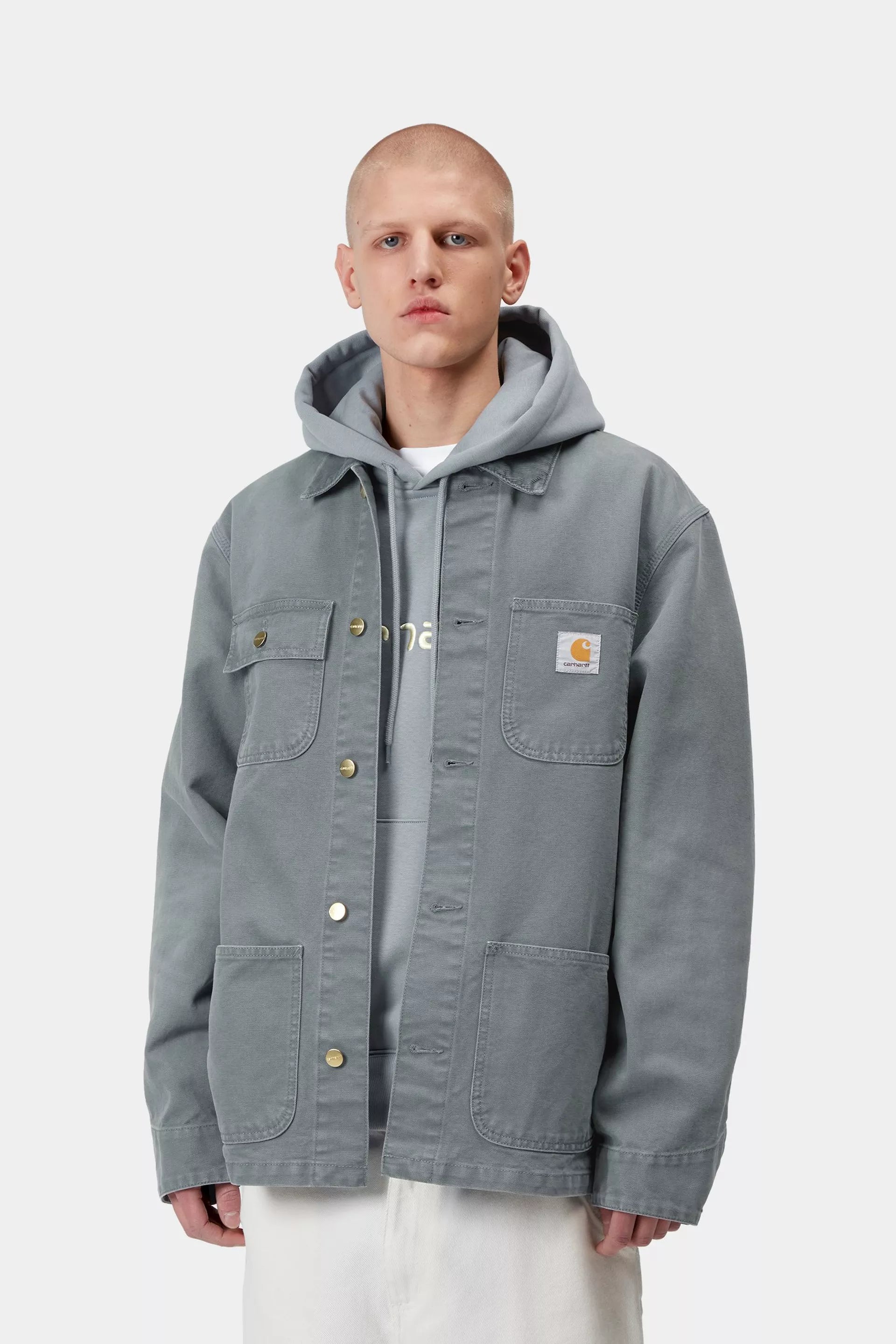 Michigan Coat - Stone Canvas 'Cozy Blue'