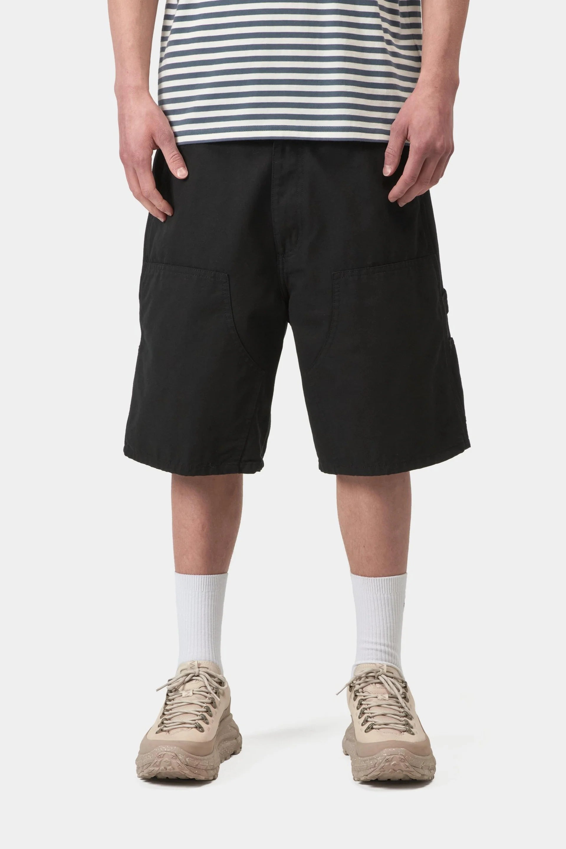 Double Knee Short - Canvas 'Black'