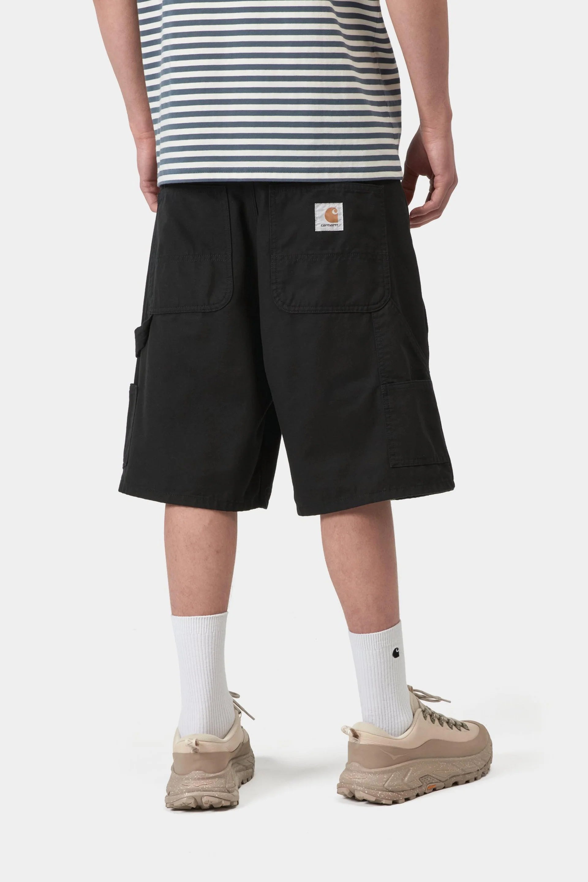 Double Knee Short - Canvas 'Black'