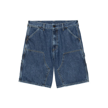 Double Knee Short 'Blue (Stone Washed)'