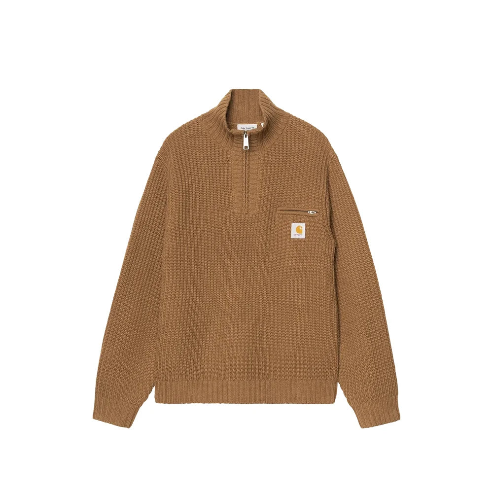 Detroit Half Zip Sweater 'Wip Hamilton Brown'