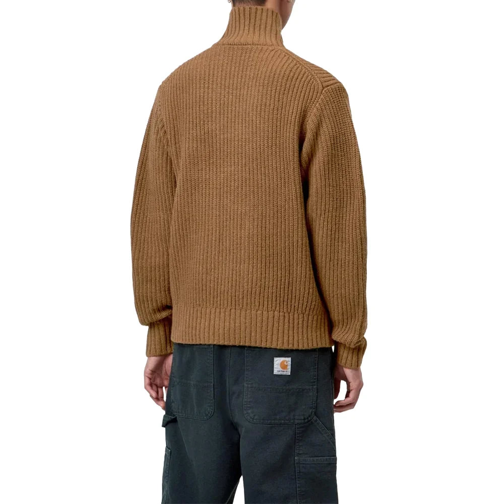 Detroit Half Zip Sweater 'Wip Hamilton Brown'