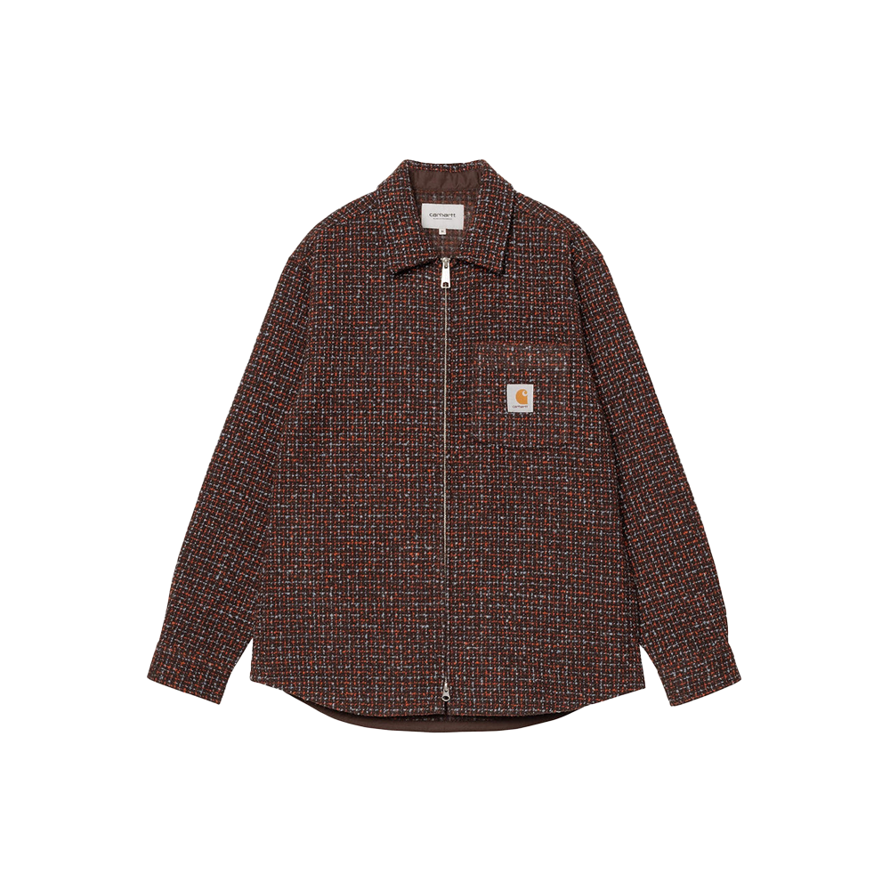 Bellamy Check Shirt Jacket 'Tobacco'