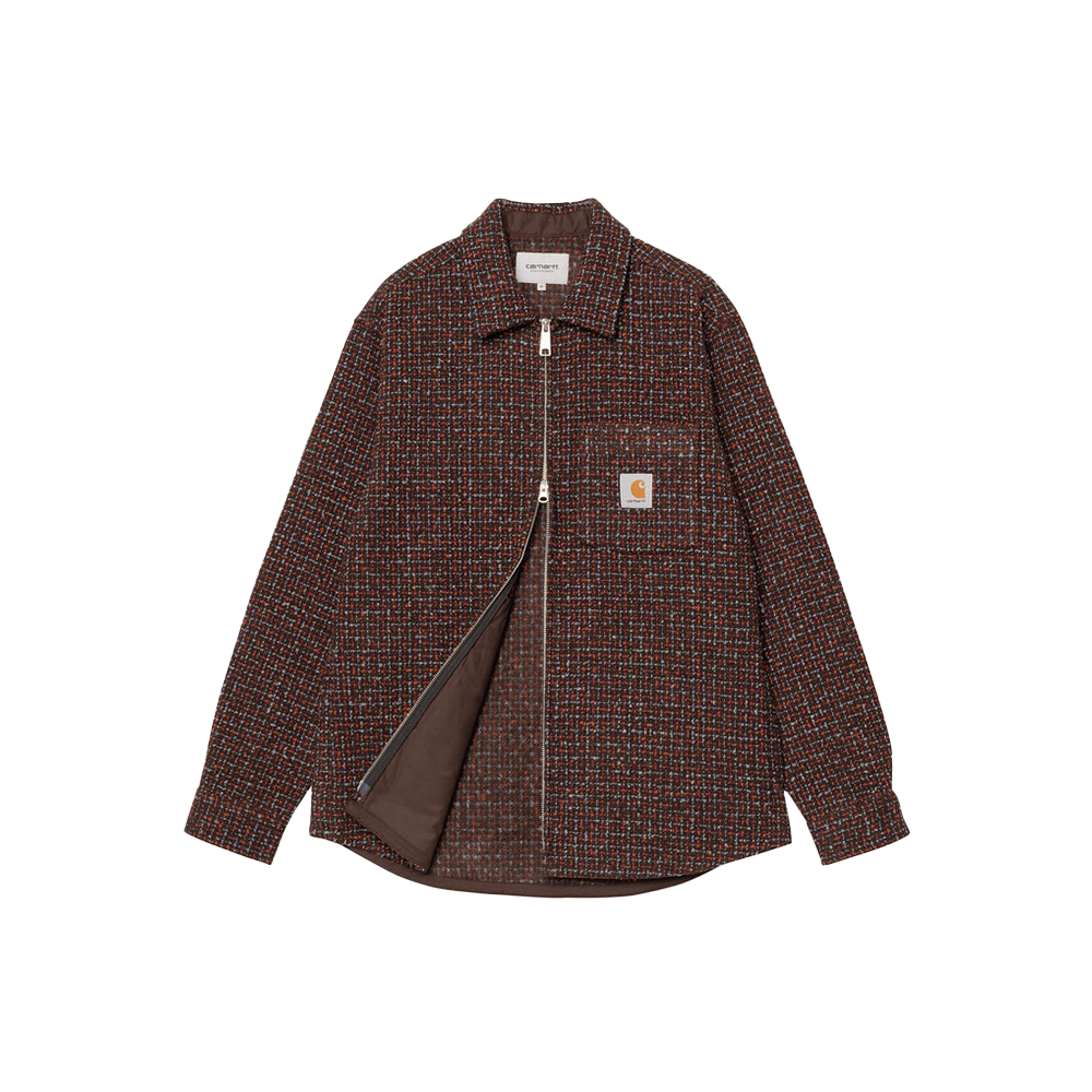 Bellamy Check Shirt Jacket 'Tobacco'