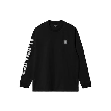 Long Sleeve Archive Script Tee 'Black'