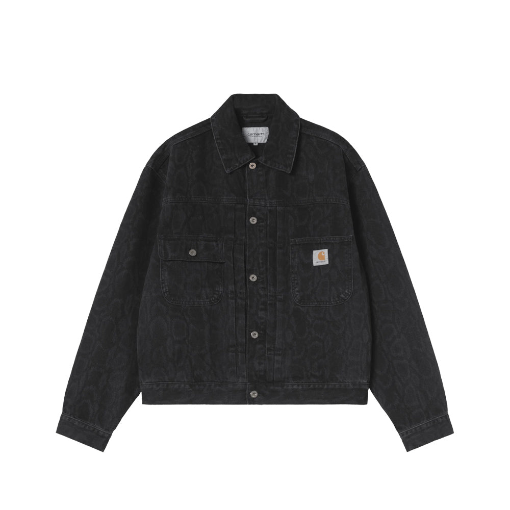 Carhartt WIP Belmar Jacket 'Black Snake Camo Heavy Stone Wash