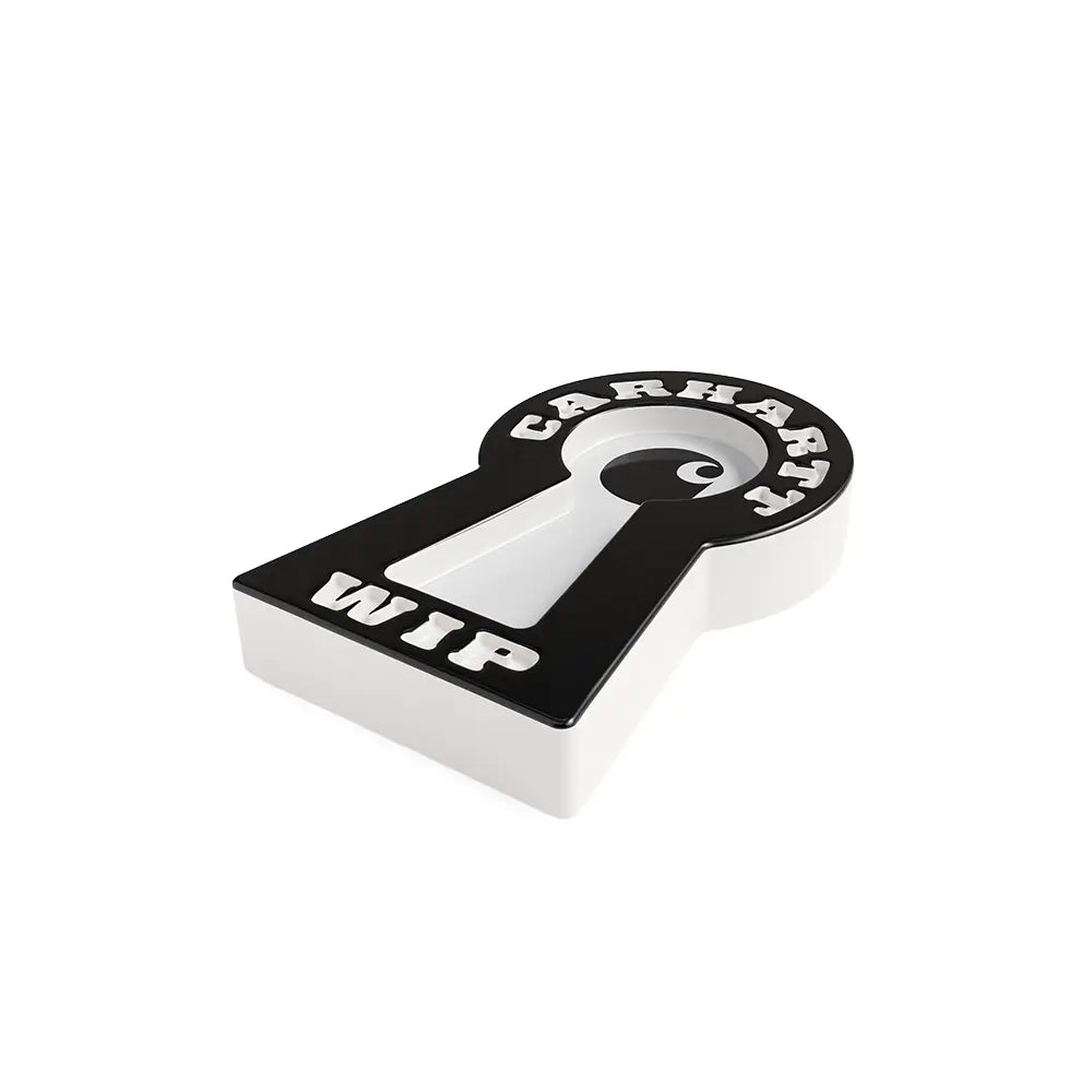 Locked Cone Incense Holder 'White Black'