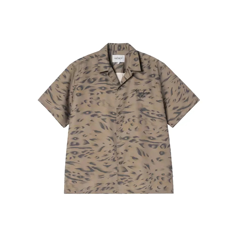 Short Sleeve Travon Shirt 'Cypress Black Duck Feather Print'
