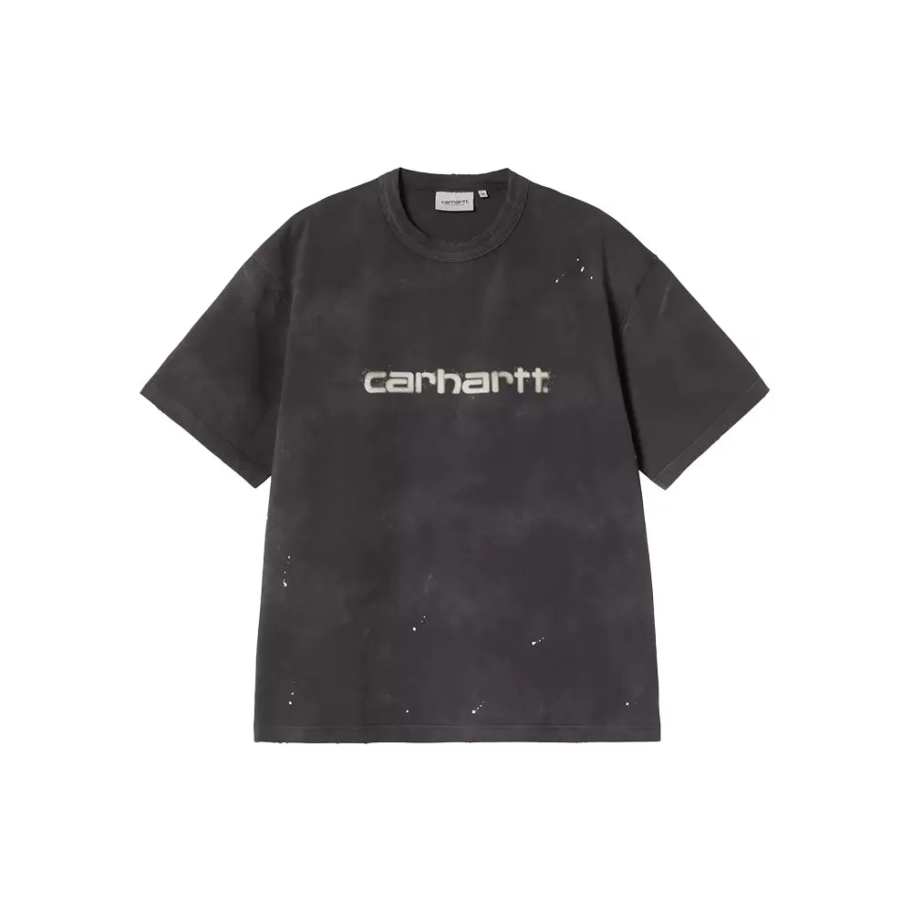 Painter Tee 'Black Destroy Wash, Splatter'