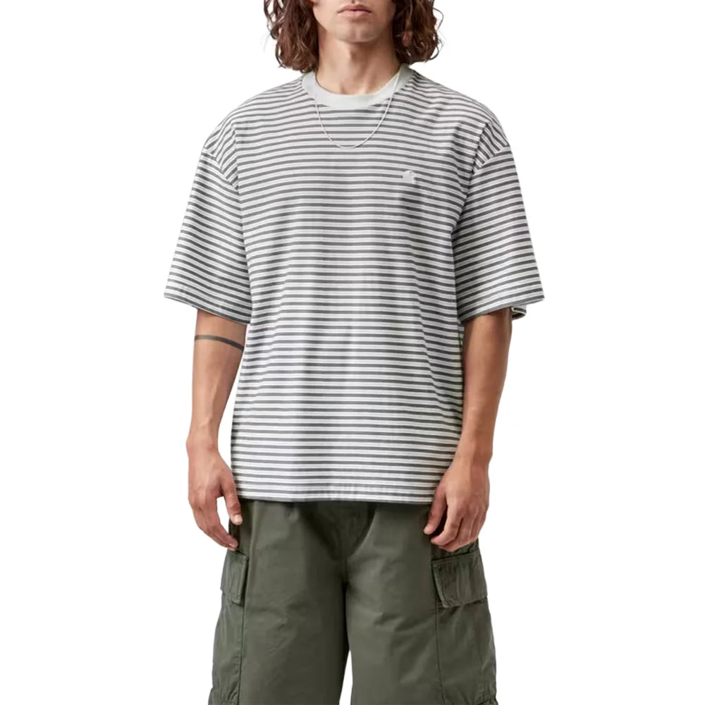 Dupree Stripe Tee 'White'