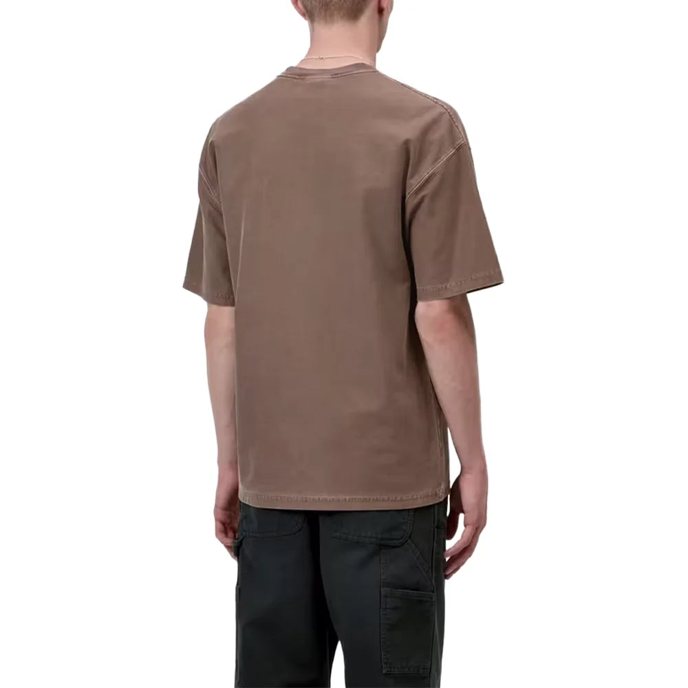 Loose Pocket Tee 'Tobacco Garment Dyed'