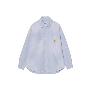 LS Painter Shirt 'Blue Worn Used, Splatter'