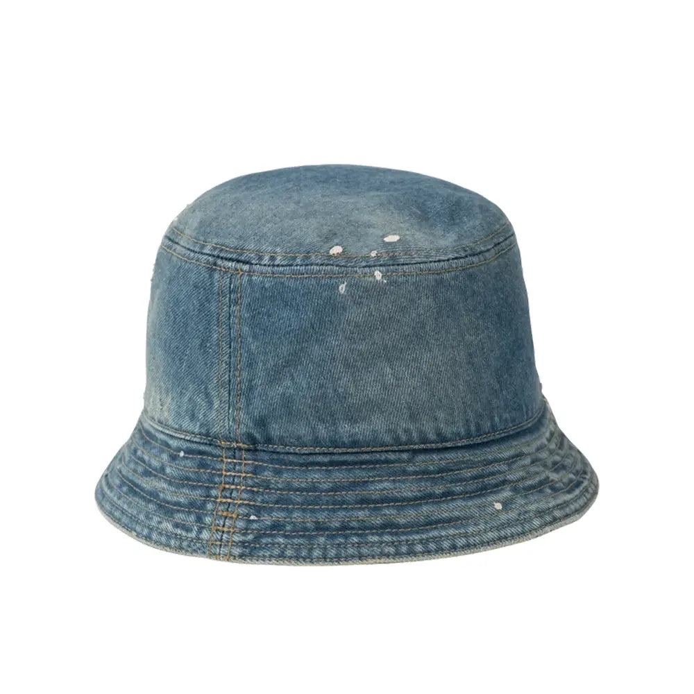 U Belmar Bucket Hat 'Blue Destroy Wash, Splatter'