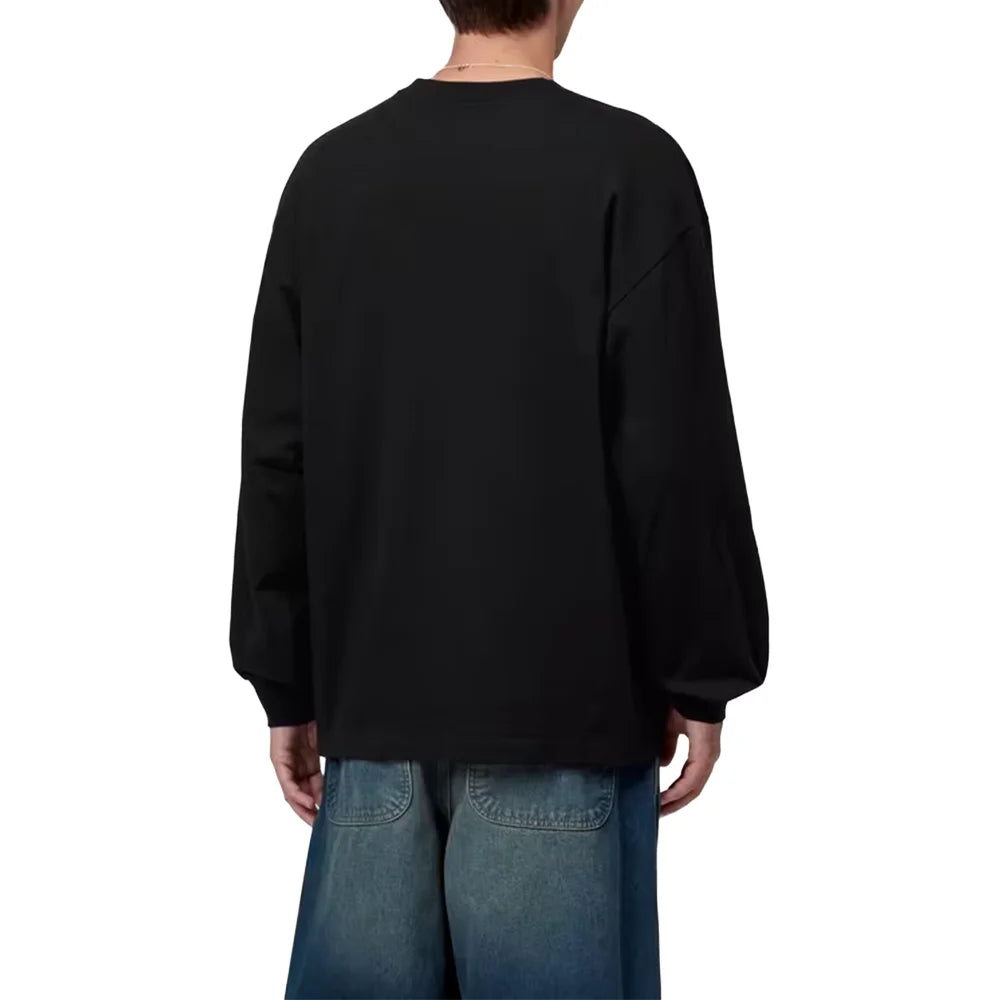 Long Sleeve Blackletter Tee 'Black'