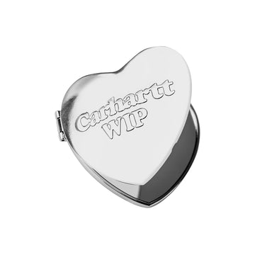 U Heart Pocket Mirror 'Silver'