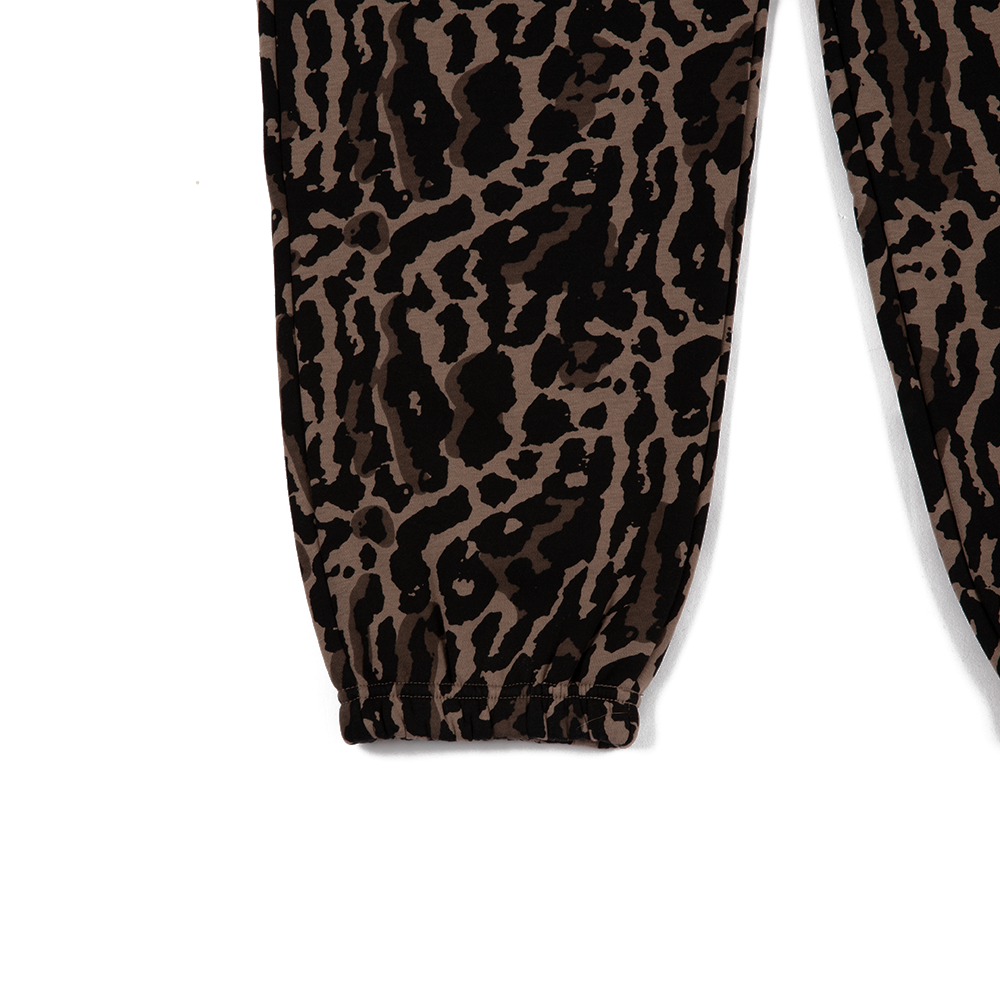 W NSW Phoenix Fleece Oversized Print Sweatpants 'Black Ironstone'