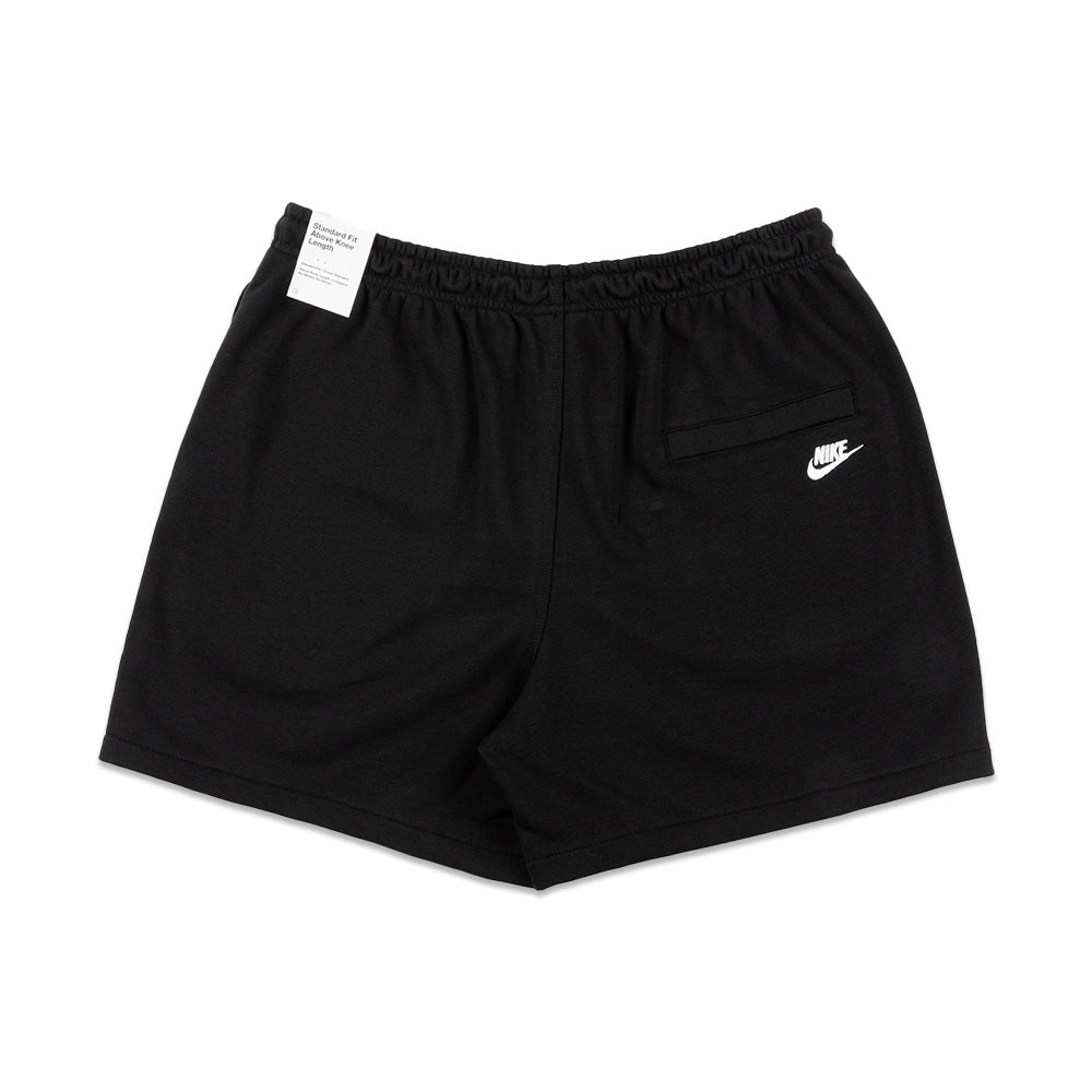 Nike Club French Terry Flow Shorts 'Black White'
