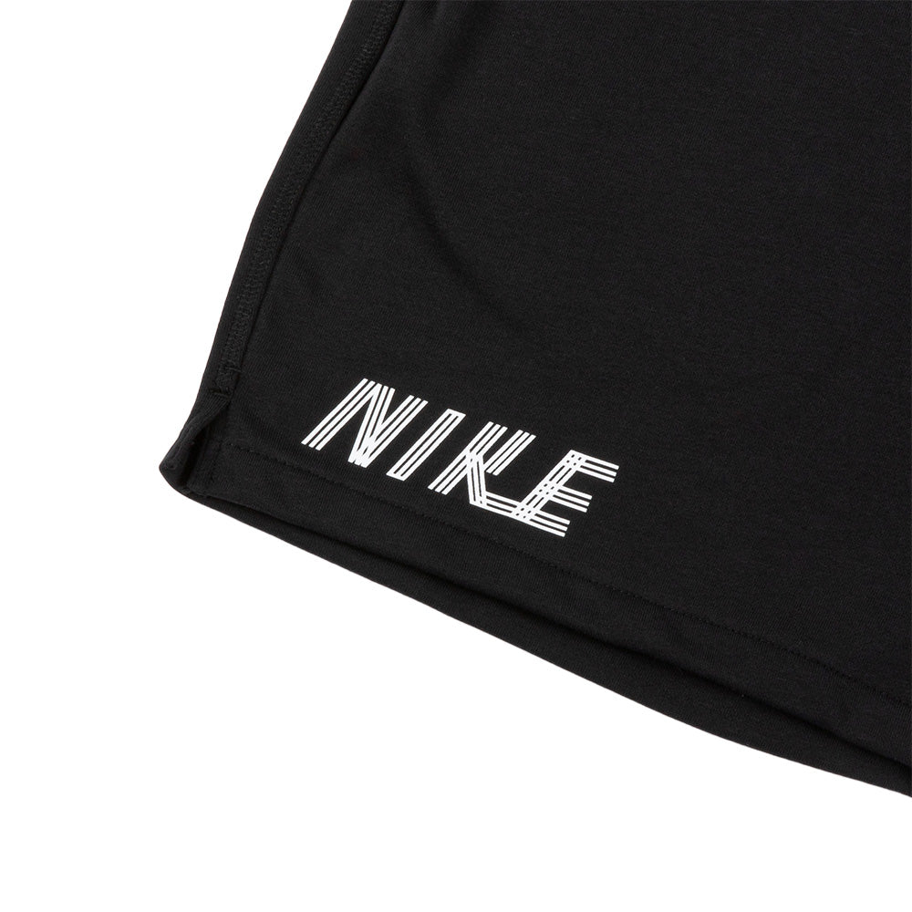 Nike Club French Terry Flow Shorts 'Black White'
