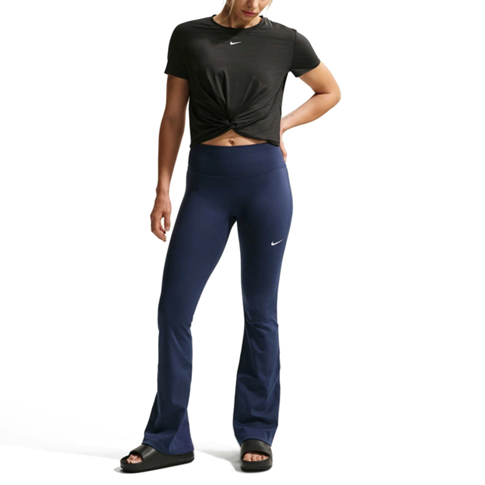 W One High-Waisted Flared Leggings 'Midnight Navy White'