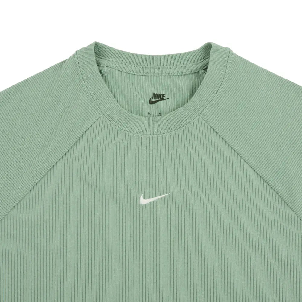 W NSW Chill Knit Tight SS Ribbed Top 'Steam Sail'