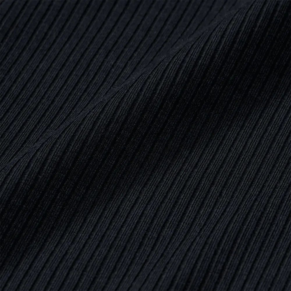 W NSW Chill Knit Tight SS Ribbed Top 'Black'