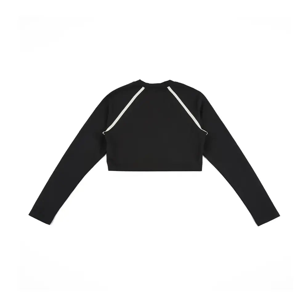 W NSW Tight LS Cropped Top 'Black'